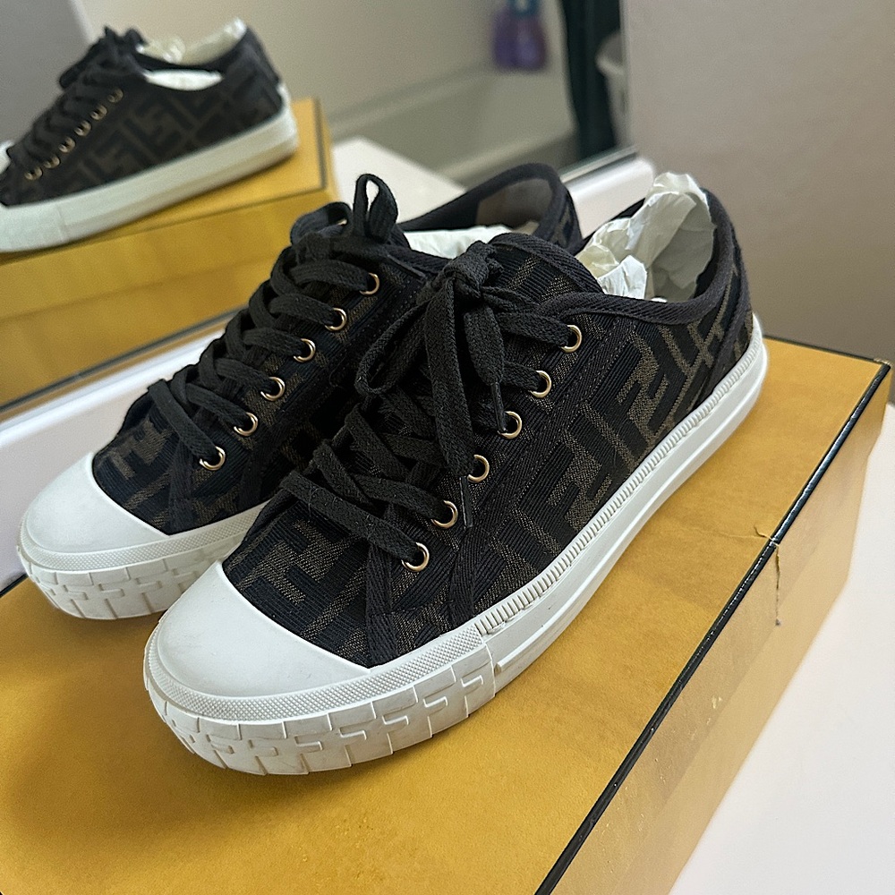 FENDI domino sneaker . Used once